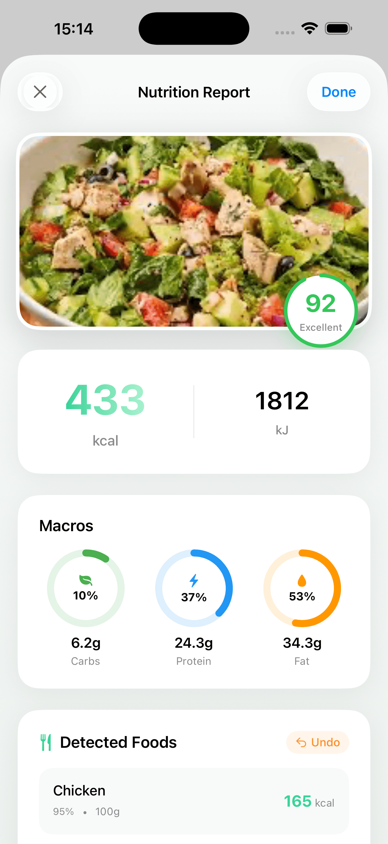 Feedii AI Food Recognition